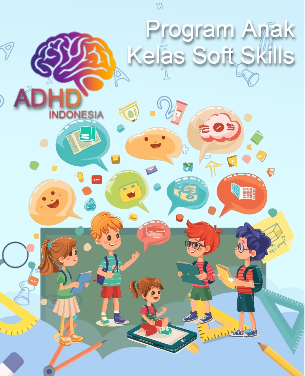 Program ADHD Indonesia Kabupaten Gowa Kelas Soft Skills Anak ADHD