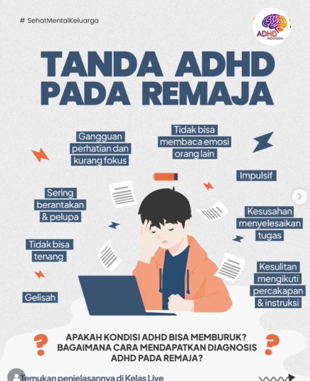 Screening ADHD Non-Diagnostik: Edukasi Awal bagi Orang Tua di Kabupaten Gowa