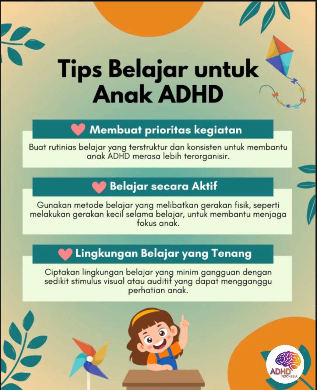 Strategi Belajar yang Cocok untuk Anak ADHD di Kabupaten Gowa